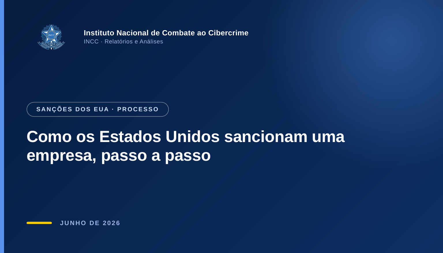 Capa do artigo: Como os Estados Unidos sancionam uma empresa: o processo, passo a passo